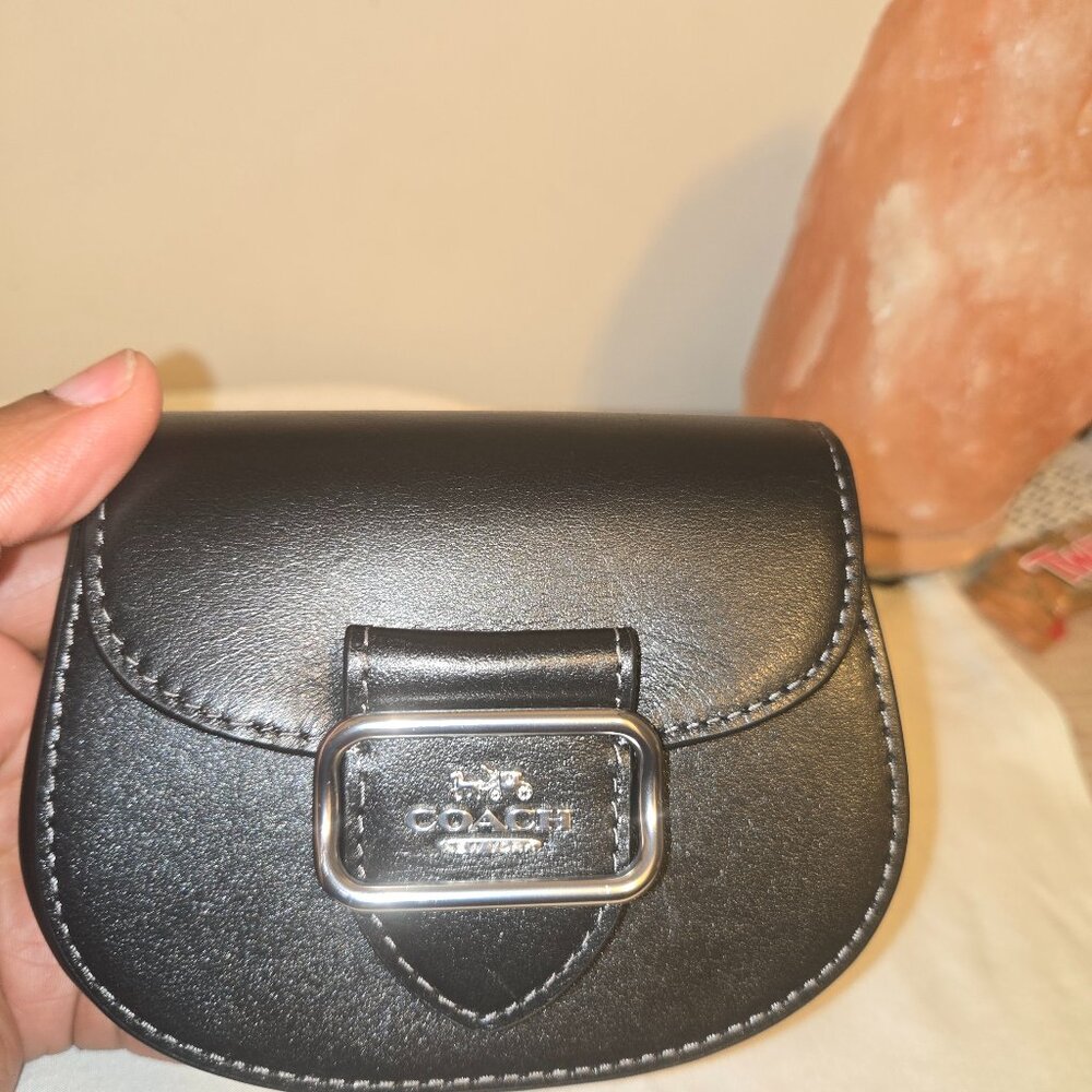 Coach Morgan Case Black and Silver